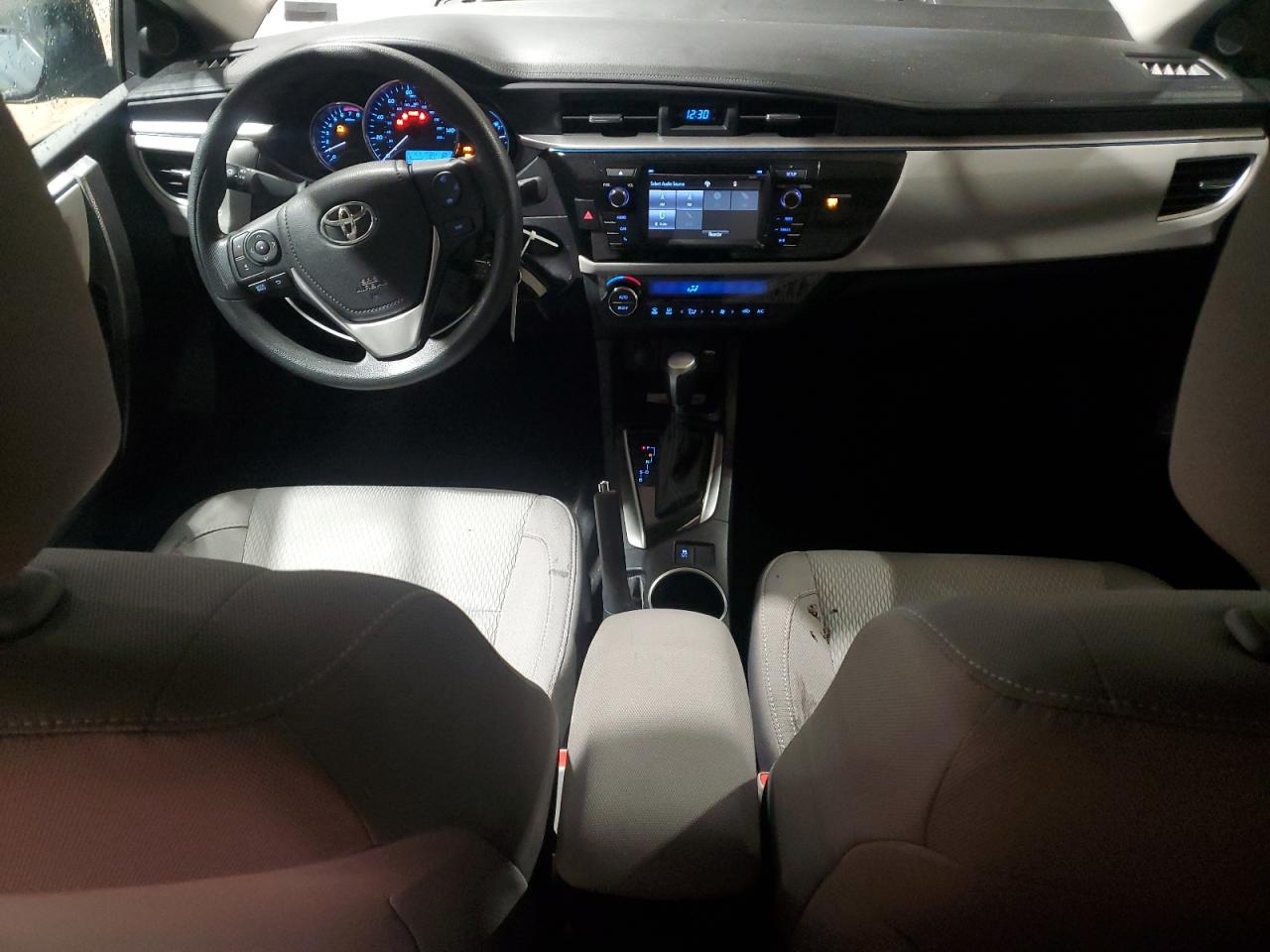 2015 Toyota Corolla VIN 2T1BURHE3FC298236 Copart auction photo, front end / top/roof damage thumbnail 8