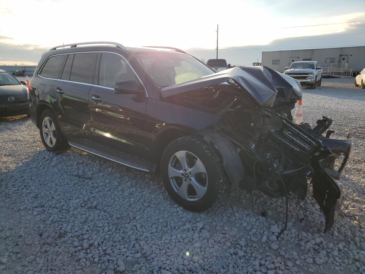 2017 Mercedes-Benz GLS-klasse VIN 4JGDF6EE1HA918803 Copart auction photo, front end / mechanical damage thumbnail 4