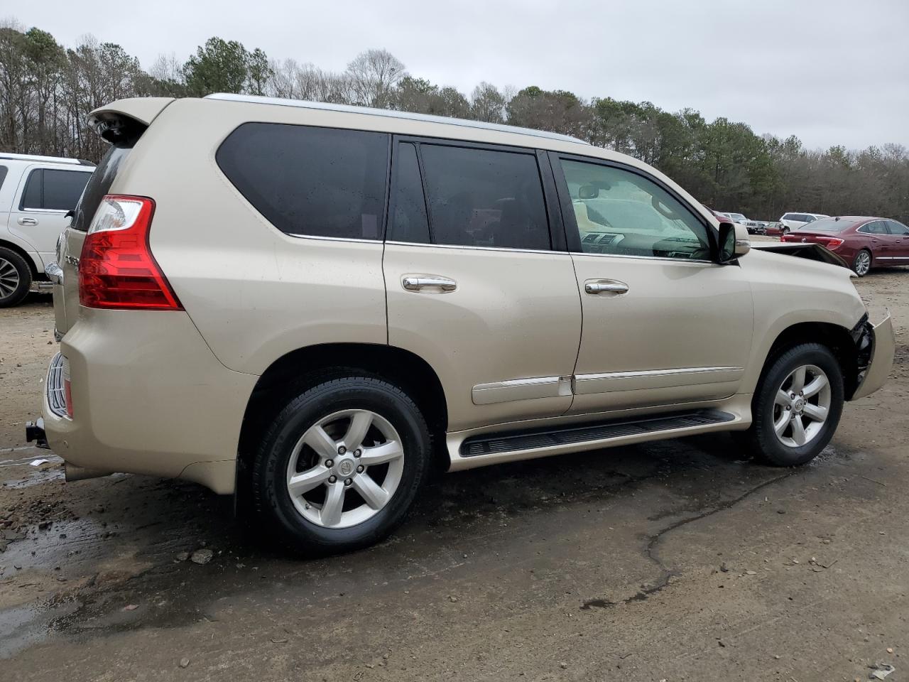 2012 Lexus GX VIN JTJBM7FX7C5043636 Copart auction photo, front end damage thumbnail 3