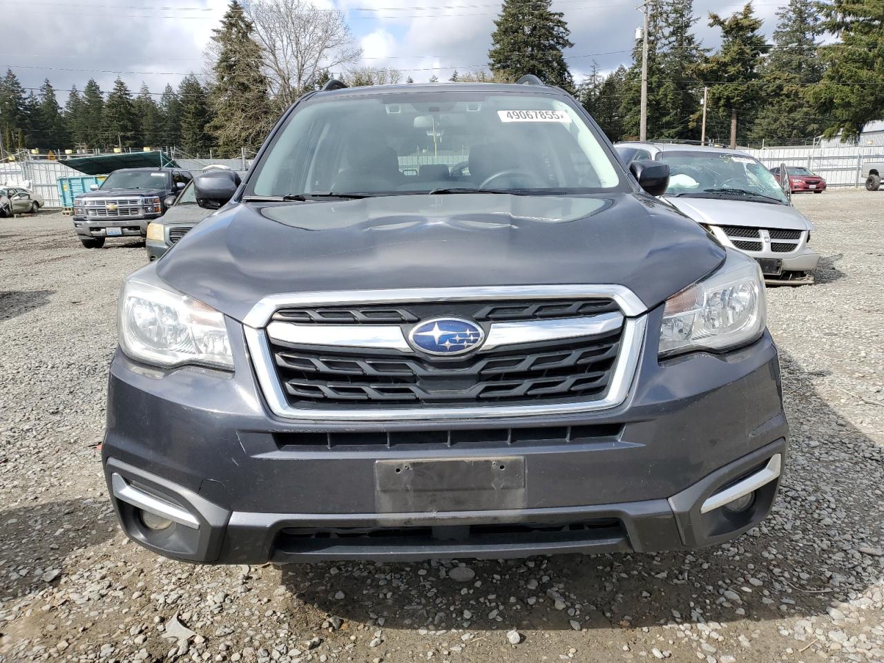 2018 Subaru Forester VIN JF2SJAGC7JH466959 Copart auction photo, side / front end damage thumbnail 5