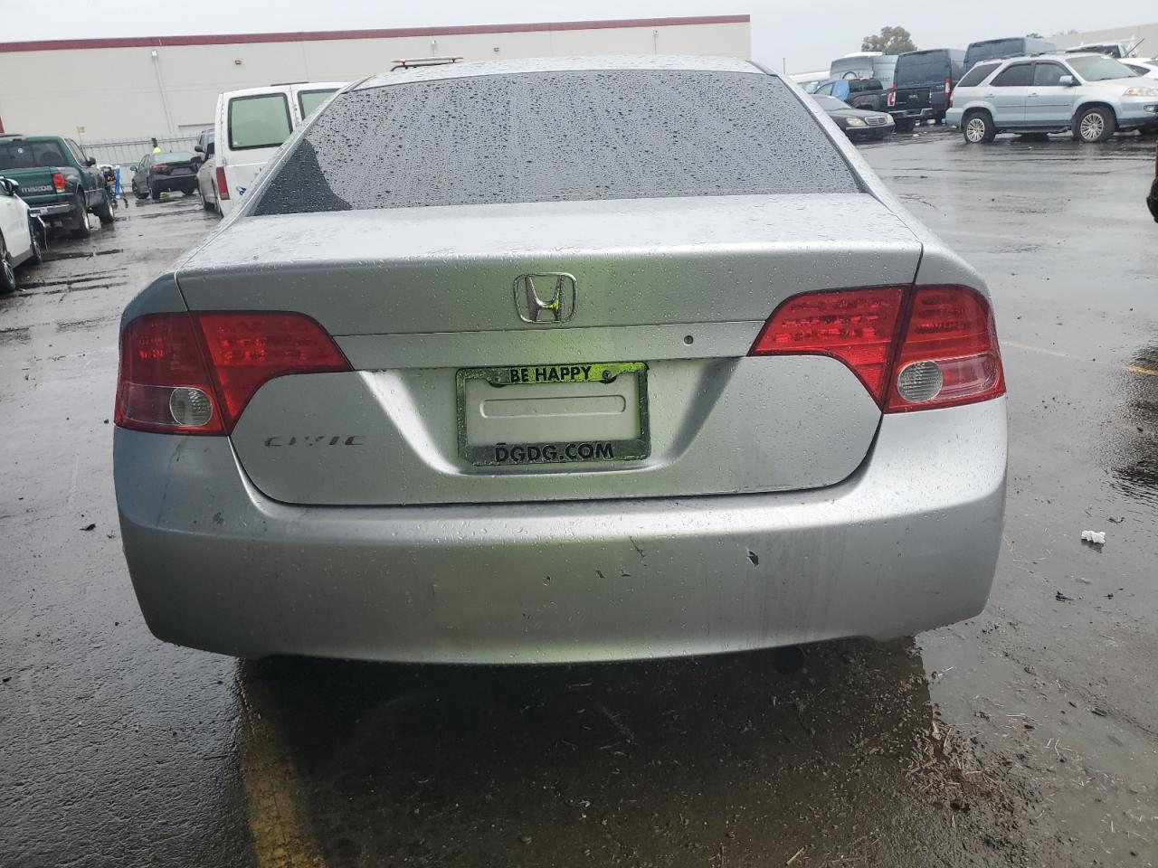2006 Honda Civic VIN 1HGFA16846L022053 Copart auction photo, vandalism damage thumbnail 6