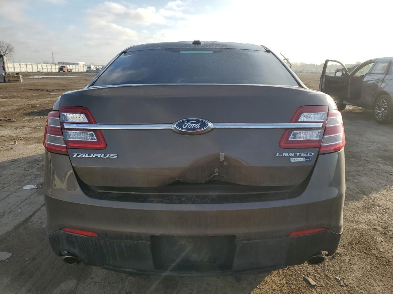 2015 Ford Taurus VIN 1FAHP2J84FG105497 Copart auction photo, burn - engine / rear end damage thumbnail 6