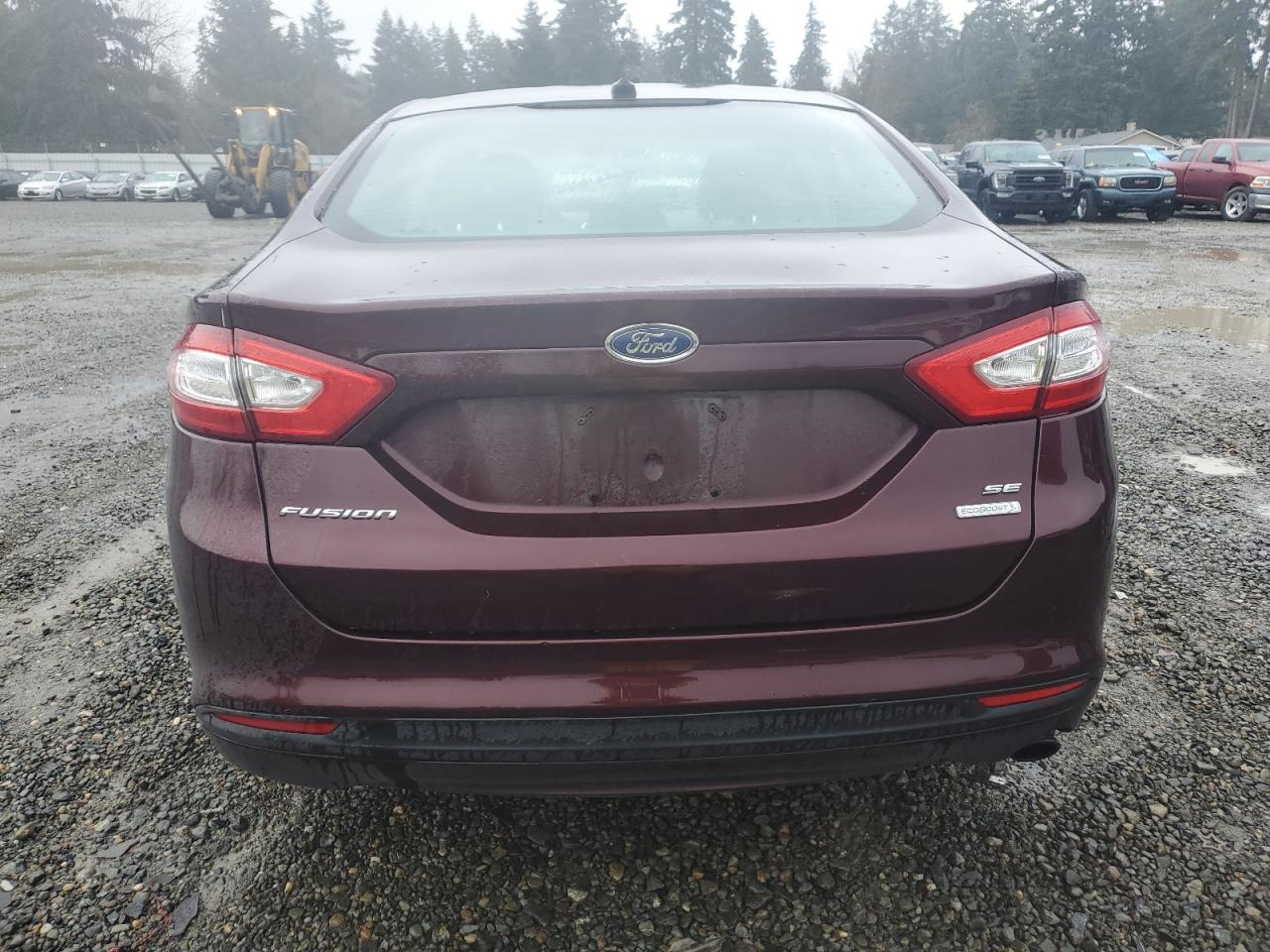 2013 Ford Fusion VIN 3FA6P0HR7DR292850 Copart auction photo, front end / side damage thumbnail 6