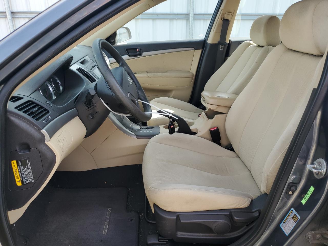 2009 Hyundai Sonata VIN 5NPET46C79H415242 Copart auction photo, front end / side damage thumbnail 7