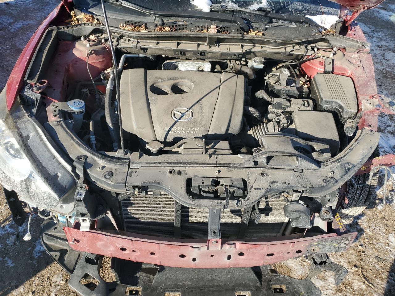2015 Mazda CX-5 VIN JM3KE4DY5F0550778 Copart auction photo, front end / minor dent/scratches damage thumbnail 11
