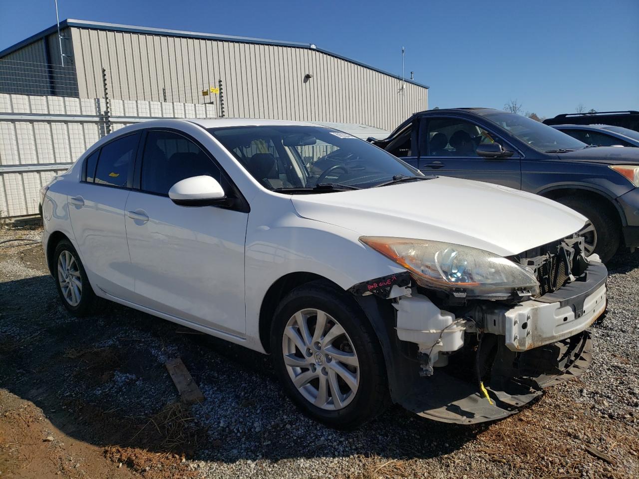 2012 Mazda 3 VIN JM1BL1V76C1630034 Copart auction photo, front end / minor dent/scratches damage thumbnail 4