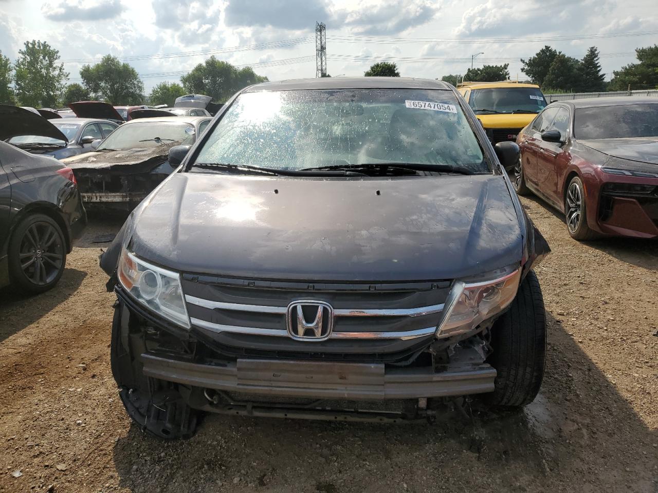 2011 Honda Odyssey VIN 5FNRL5H94BB049270 Copart auction photo, front end damage thumbnail 5
