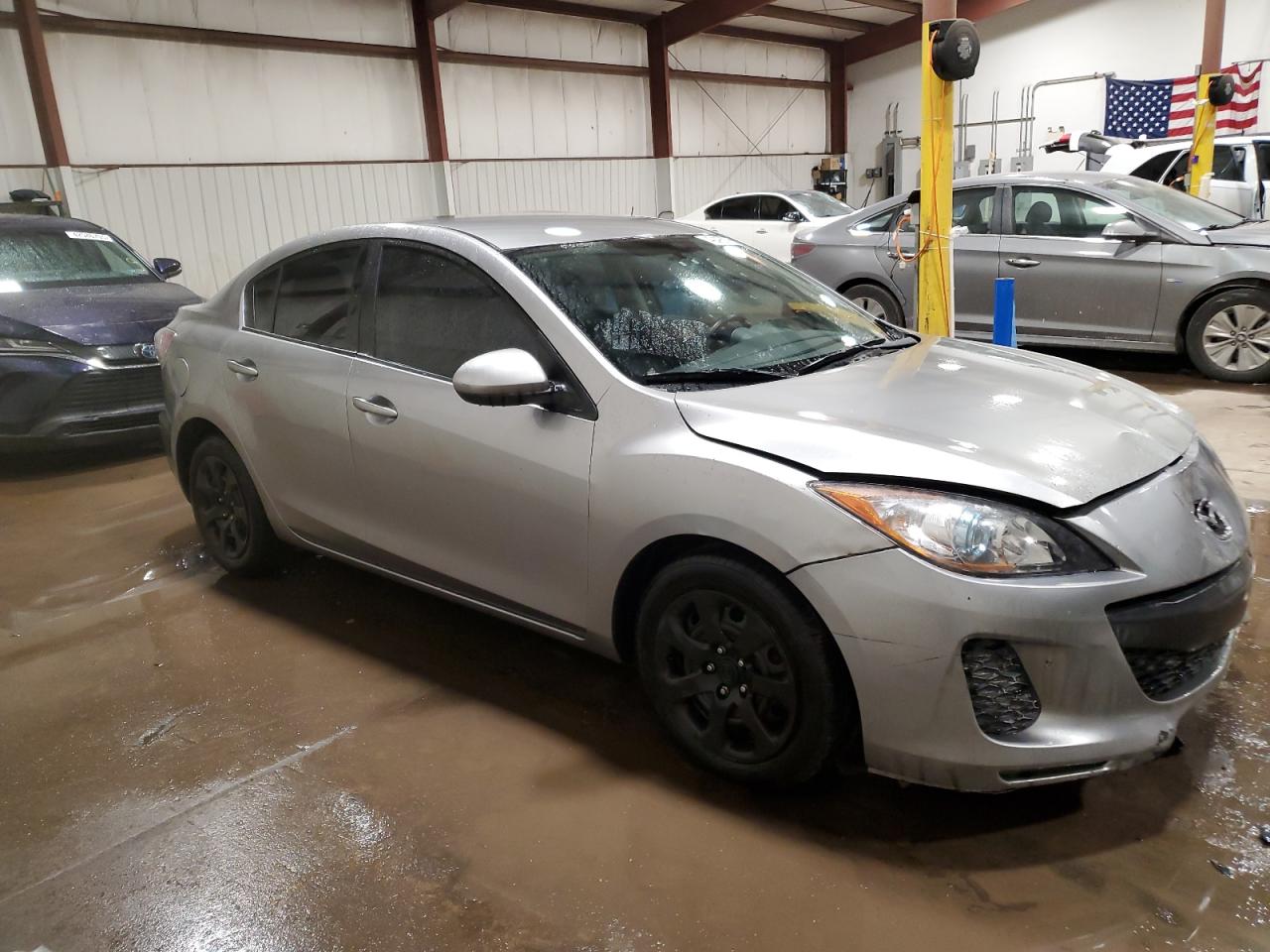2012 Mazda 3 VIN JM1BL1UG4C1555416 Copart auction photo, front end damage thumbnail 4