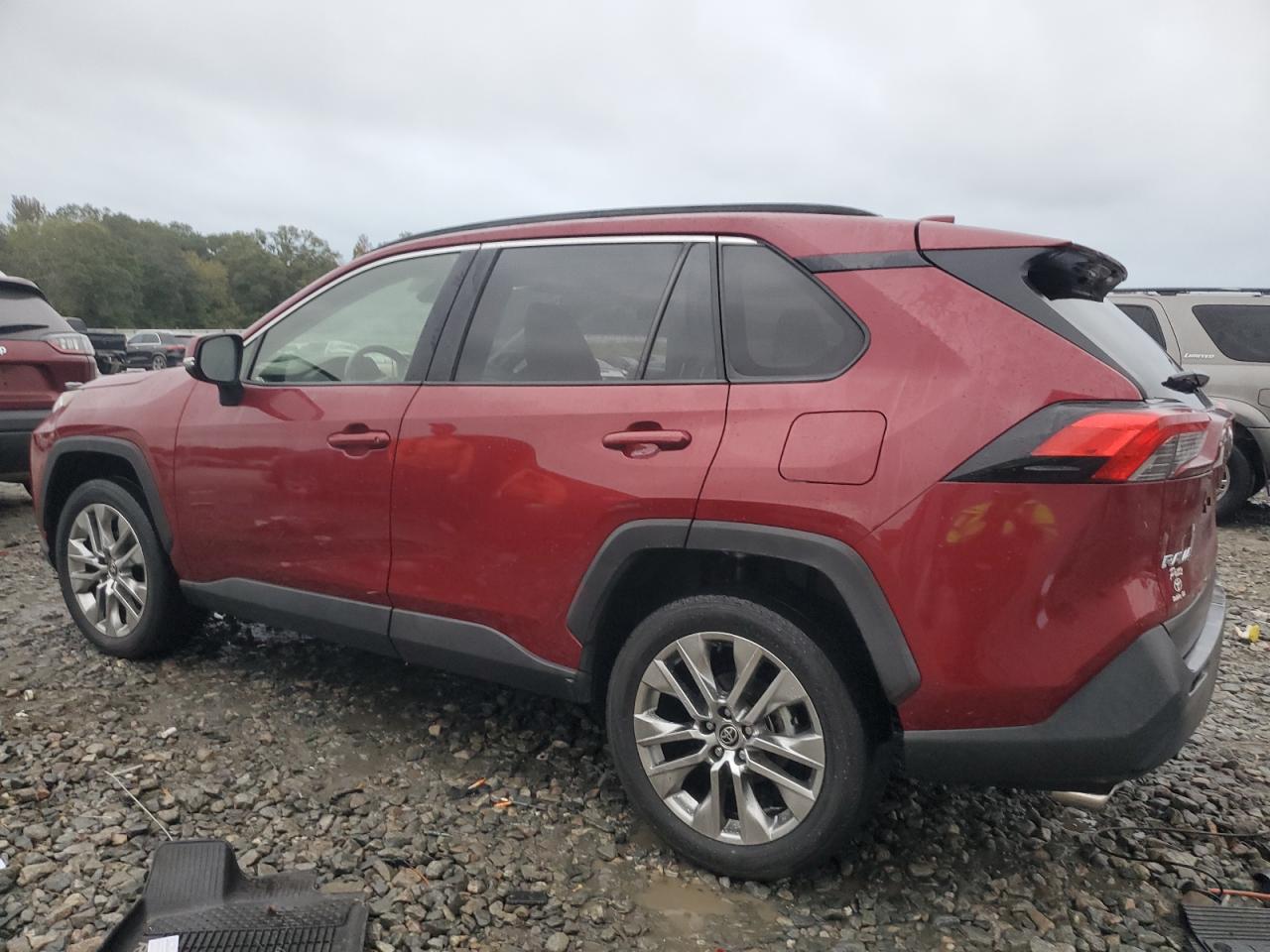 2020 Toyota RAV 4 VIN JTMC1RFVXLD055893 Copart auction photo, side damage thumbnail 2
