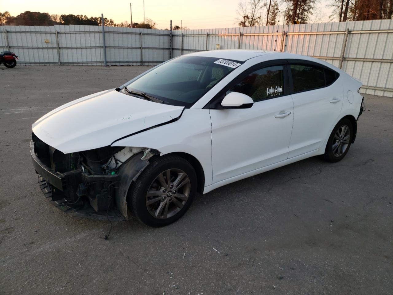 2017 Hyundai Elantra VIN KMHD84LF9HU088080