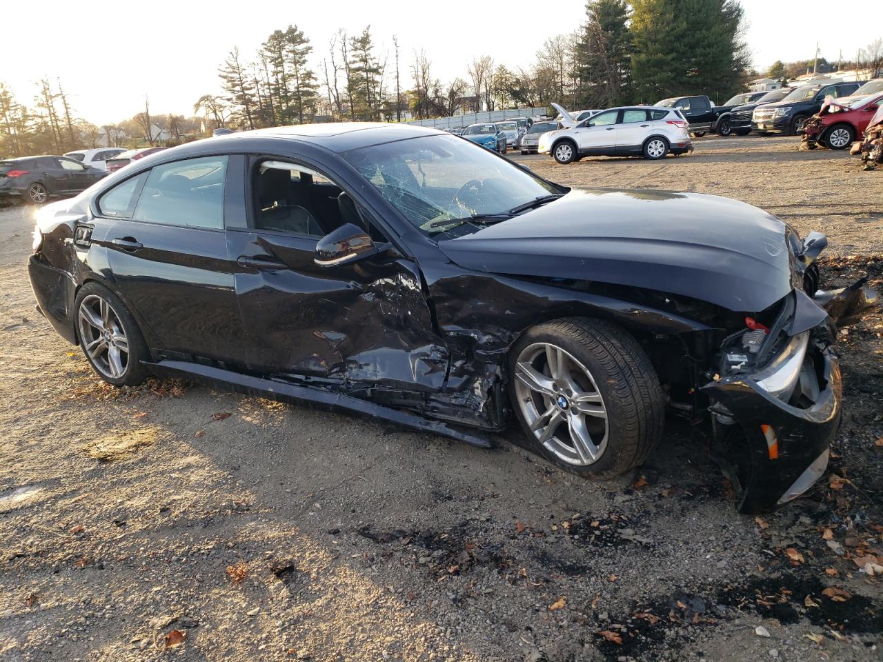 2018 BMW 4er VIN WBA4J7C59JBH13970 Copart auction photo, all over / undercarriage damage thumbnail 4