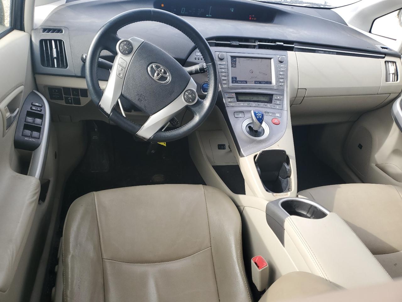 2012 Toyota Prius VIN JTDKN3DU3C5454162 Copart auction photo, rear end / hail damage thumbnail 8