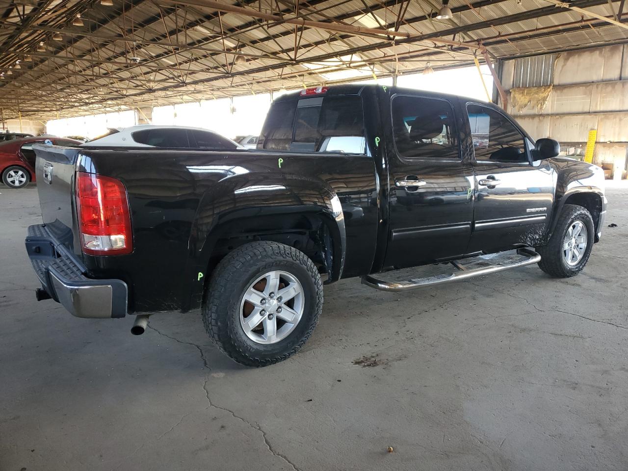 2013 GMC Sierra VIN 3GTP1VE04DG116546 Copart auction photo, side / rear end damage thumbnail 3