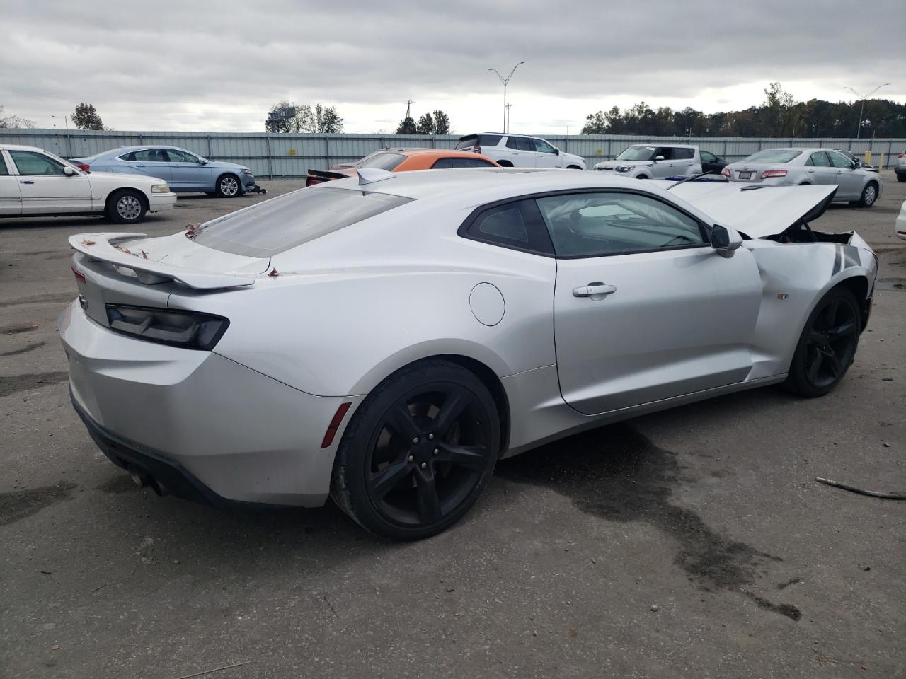 2016 Chevrolet Camaro VIN 1G1FE1R7XG0149651 Copart auction photo, front end / side damage thumbnail 3