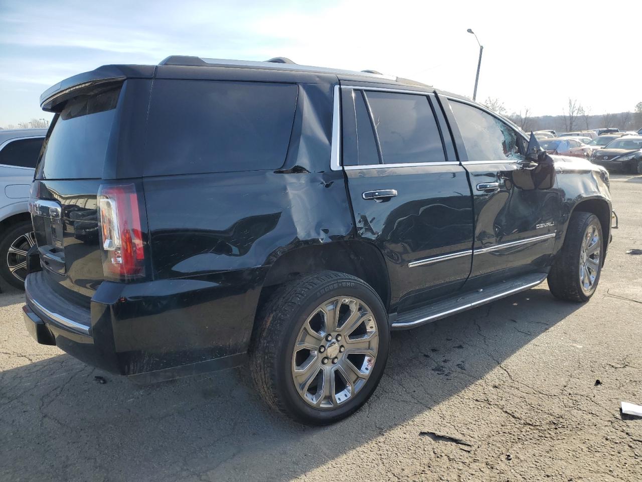 2016 GMC Yukon VIN 1GKS1CKJ8GR146542 Copart auction photo, all over / top/roof damage thumbnail 3