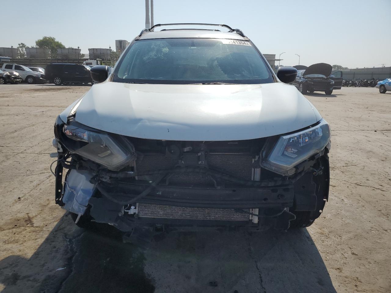 2017 Nissan Rogue VIN 5N1AT2MV7HC891133 Copart auction photo, front end / rear end damage thumbnail 5