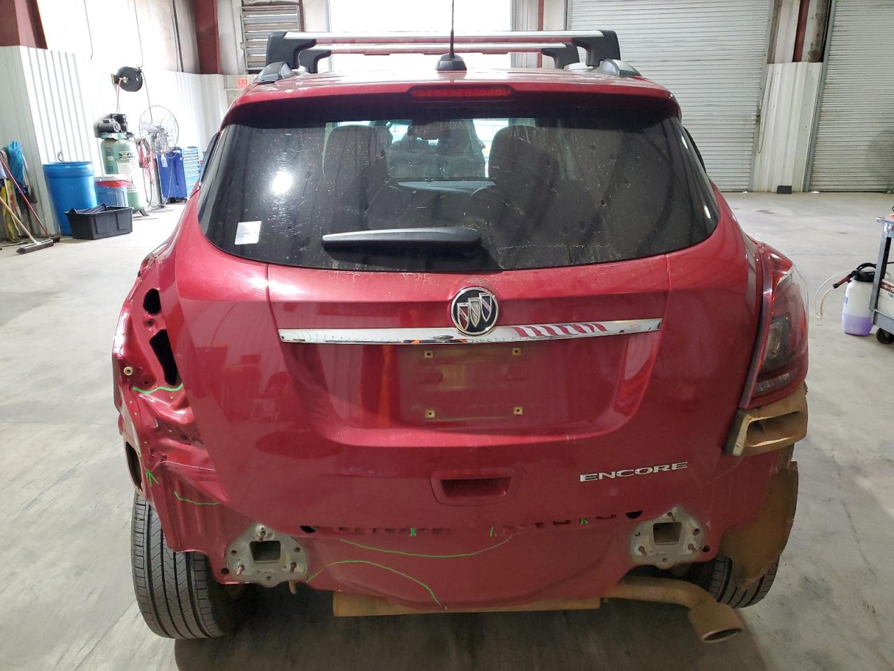 2019 Buick Encore VIN KL4CJASB5KB716828 Copart auction photo, rear end / minor dent/scratches damage thumbnail 6