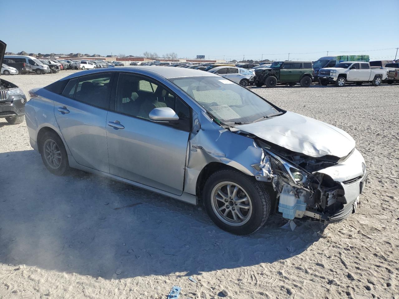 2017 Toyota Prius VIN JTDKBRFU1H3544194 Copart auction photo, front end / minor dent/scratches damage thumbnail 4