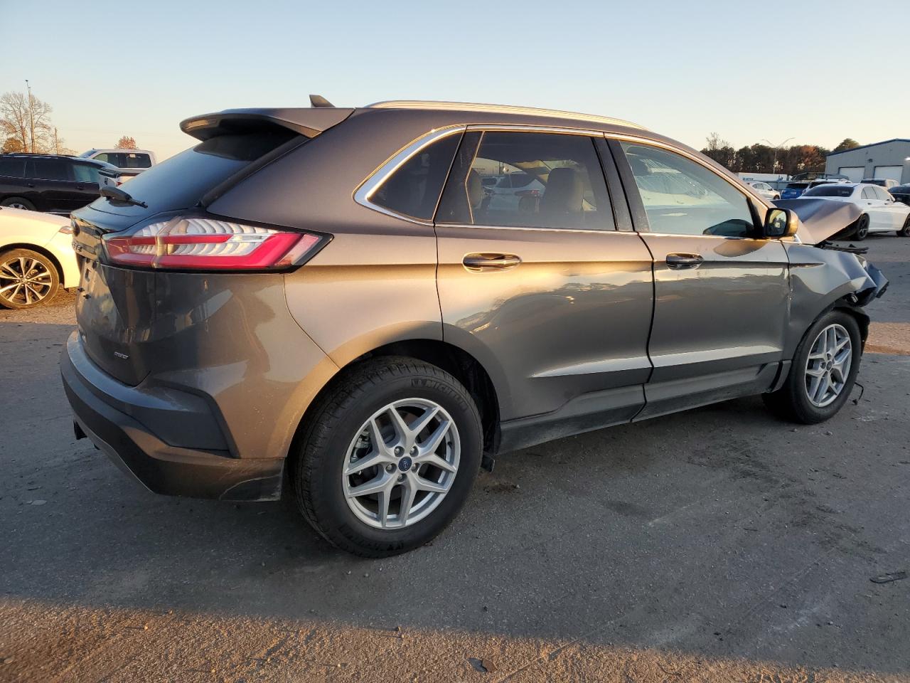 2022 Ford Edge VIN 2FMPK4J96NBA88891 Copart auction photo, front end / undercarriage damage thumbnail 3