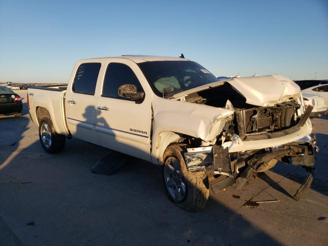 2013 GMC Sierra VIN 3GTP2WE76DG365849 Copart auction photo, front end damage thumbnail 4