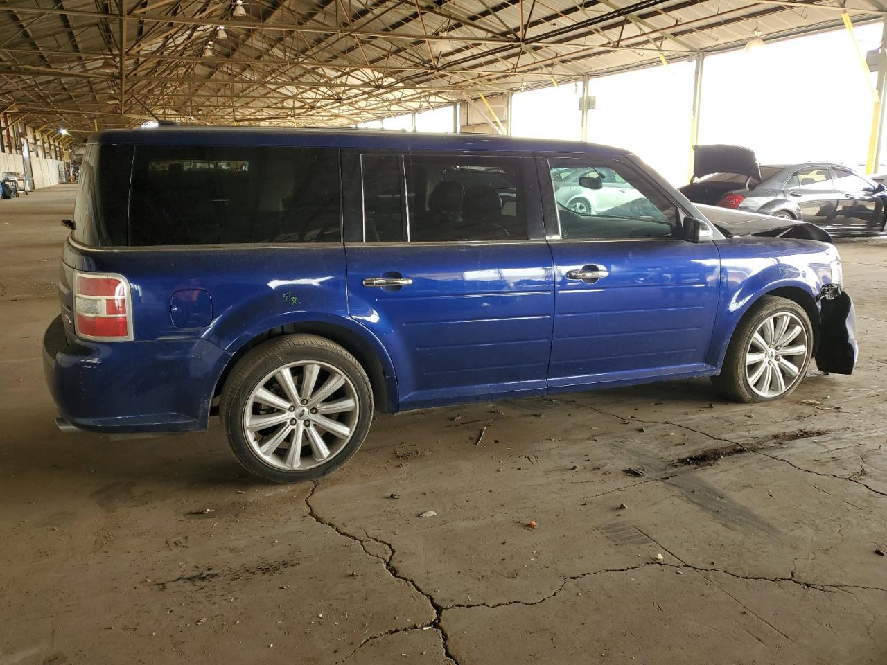 2015 Ford Flex VIN 2FMGK5C8XFBA12893 Copart auction photo, front end / rear end damage thumbnail 3