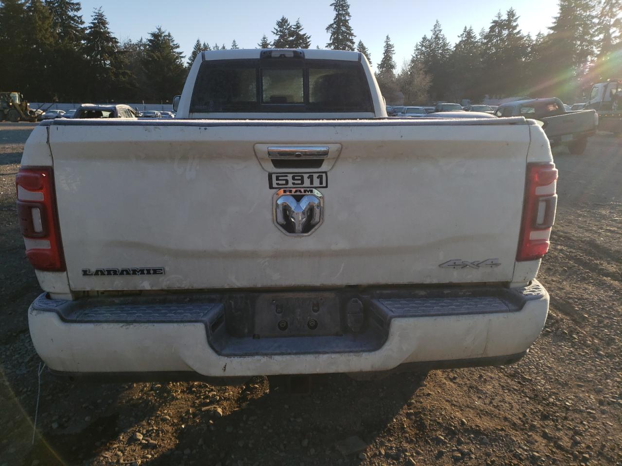 2021 RAM 2500 VIN 3C6UR5KL7MG543611 Copart auction photo, front end / side damage thumbnail 6