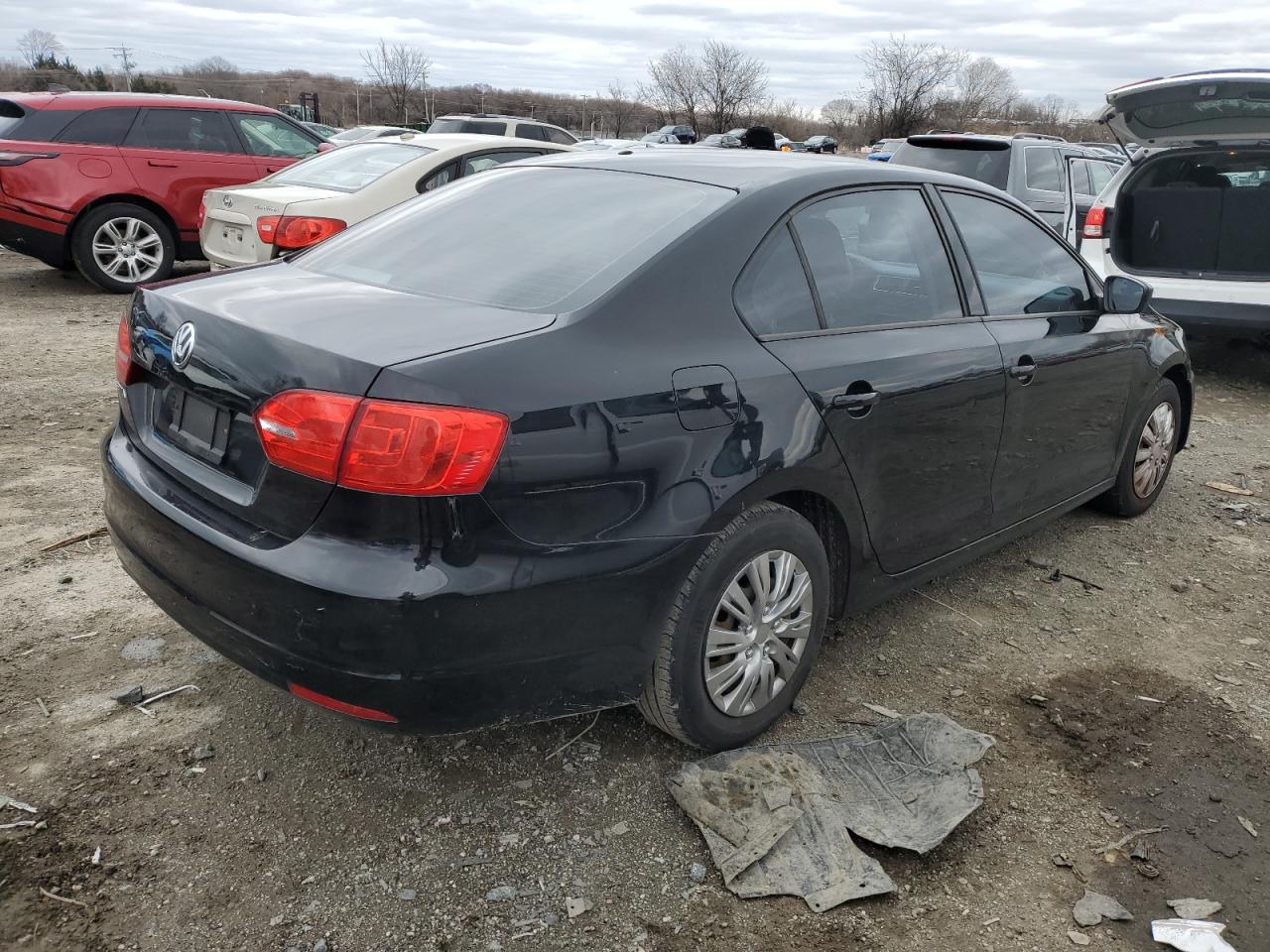 2014 Volkswagen Jetta VIN 3VW2K7AJ1EM357644 Copart auction photo, front end damage thumbnail 3
