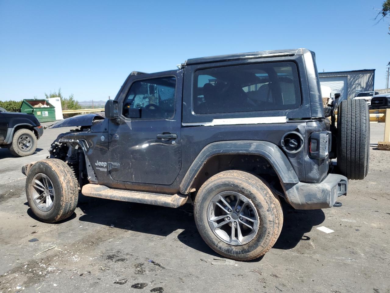 2019 Jeep Wrangler VIN 1C4GJXAN4KW501424 Copart auction photo, all over damage thumbnail 2