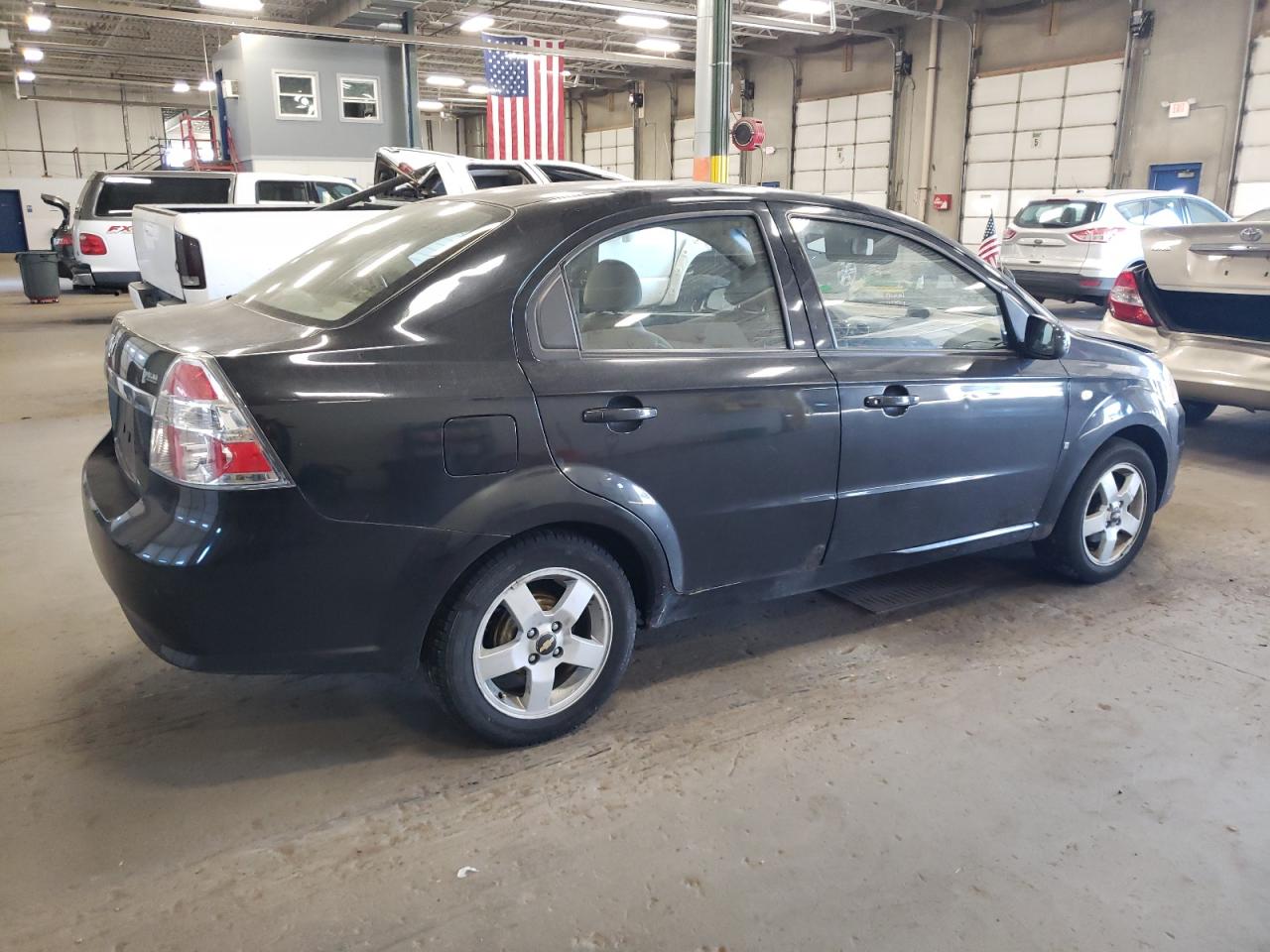 2007 Chevrolet Aveo VIN KL1TG566X7B054185 Copart auction photo, all over damage thumbnail 3