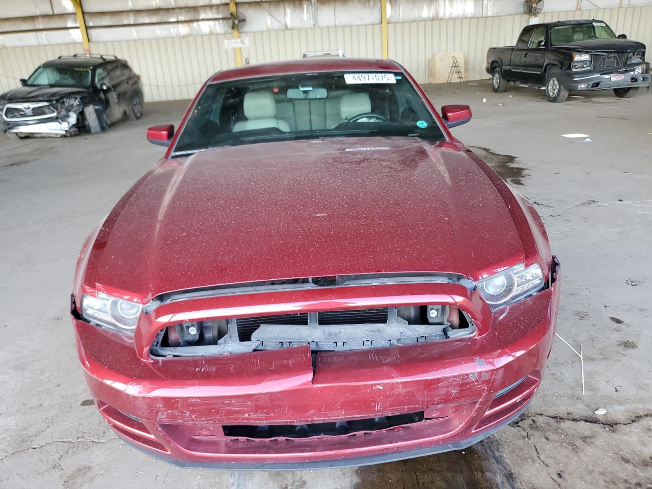 2014 Ford Mustang VIN 1ZVBP8AM6E5233800 Copart auction photo, rear end / front end damage thumbnail 5