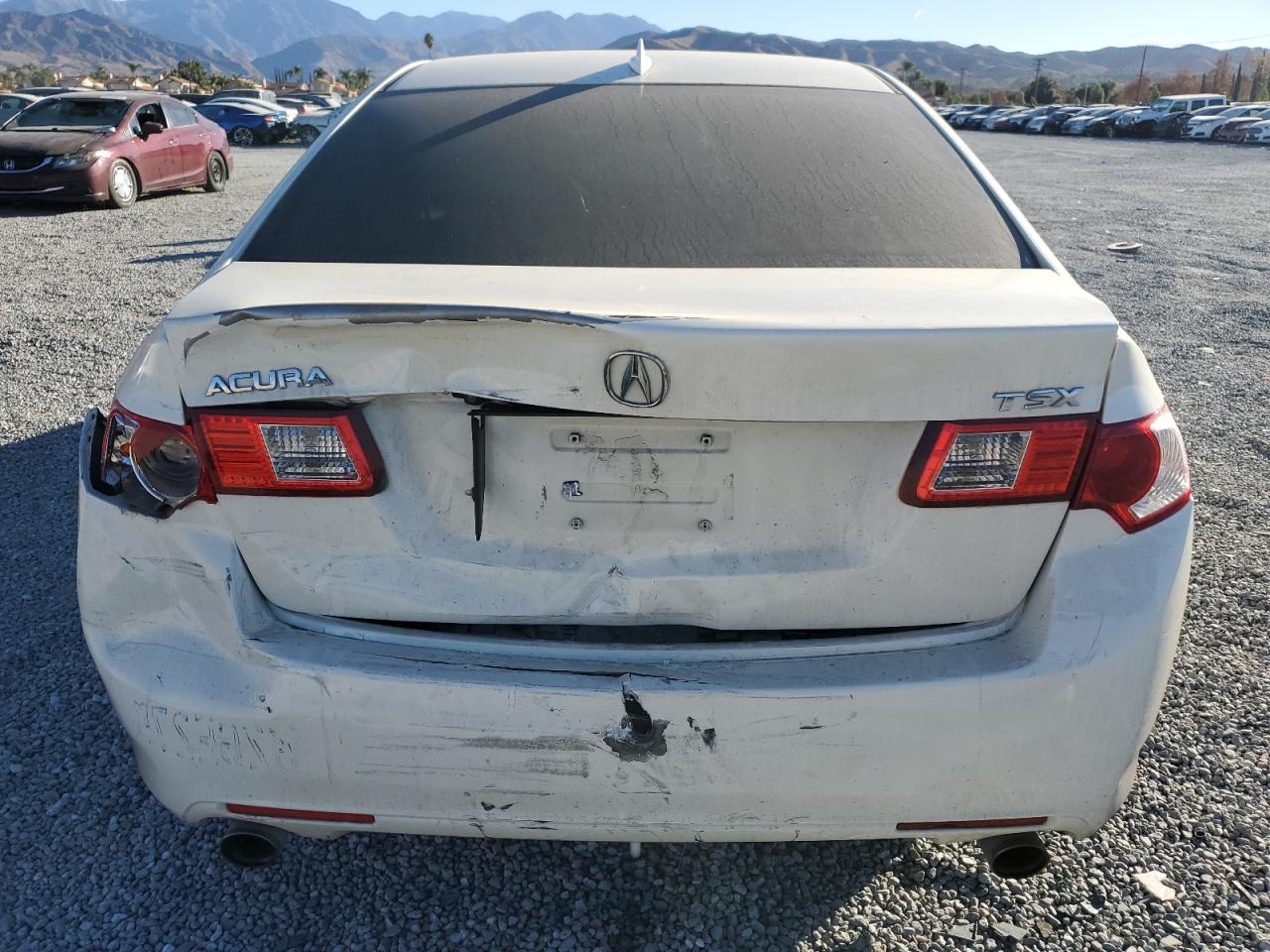 2010 Acura TSX VIN JH4CU2F67AC030054 Copart auction photo, rear end / front end damage thumbnail 6