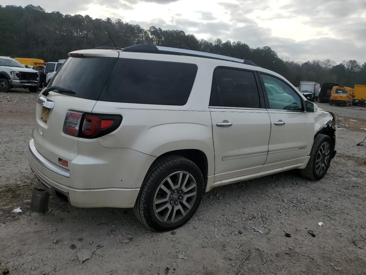 2014 GMC Acadia VIN 1GKKRTKD6EJ101730 Copart auction photo, mechanical / front end damage thumbnail 3