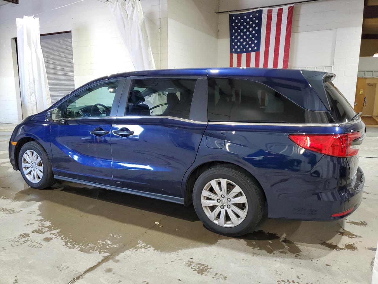 2021 Honda Odyssey VIN 5FNRL6H29MB034646 Copart auction photo, side damage thumbnail 2