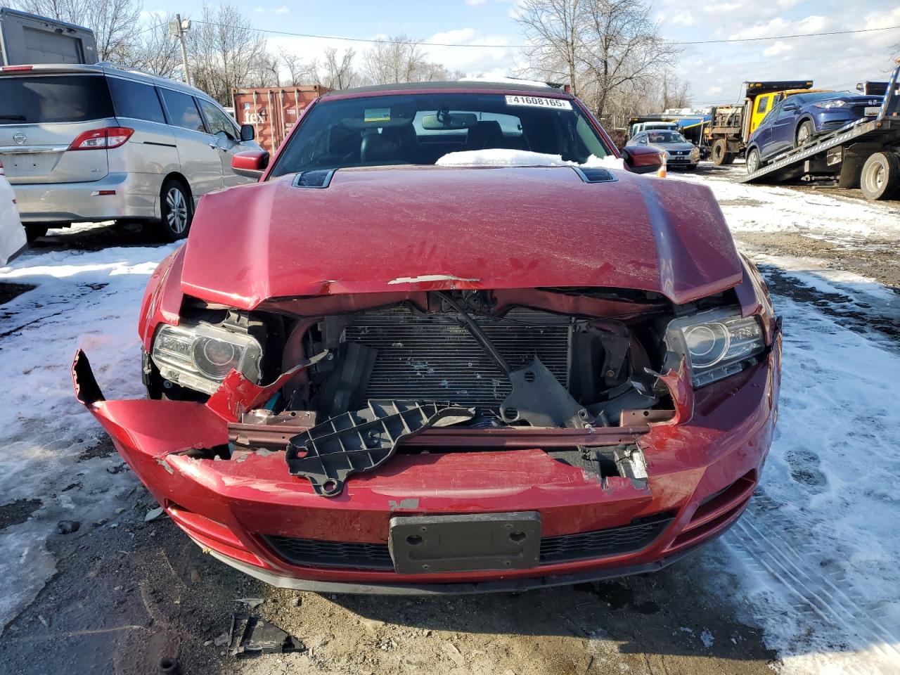 2014 Ford Mustang VIN 1ZVBP8EM0E5228439 Copart auction photo, front end / minor dent/scratches damage thumbnail 5