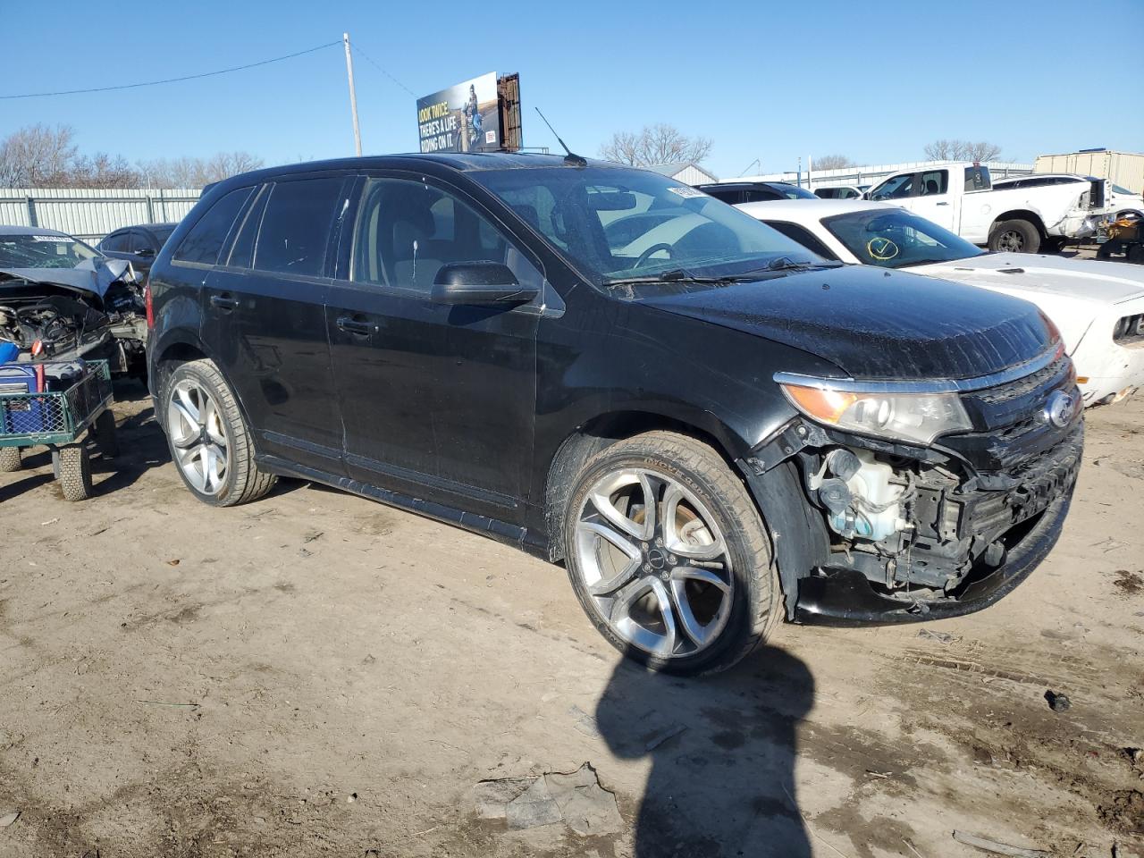 2012 Ford Edge VIN 2FMDK3AK5CBA37458 Copart auction photo, front end / minor dent/scratches damage thumbnail 4
