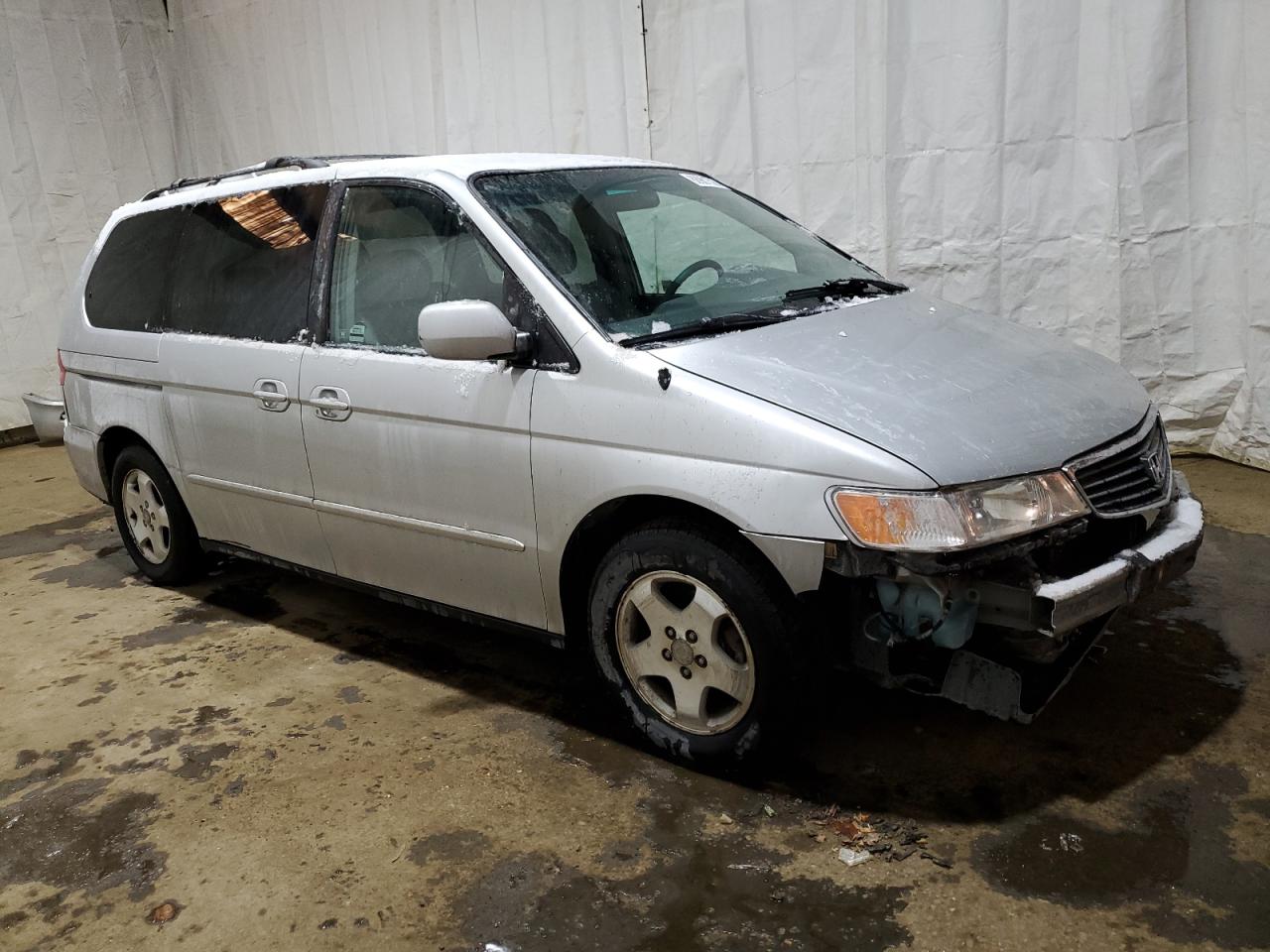 2001 Honda Odyssey VIN 2HKRL18681H576694 Copart auction photo, front end damage thumbnail 4