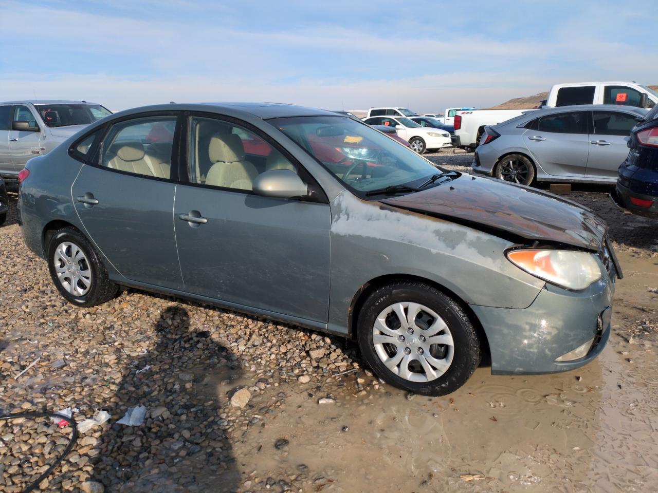 2010 Hyundai Elantra VIN KMHDU4AD1AU077772 Copart auction photo, front end damage thumbnail 4