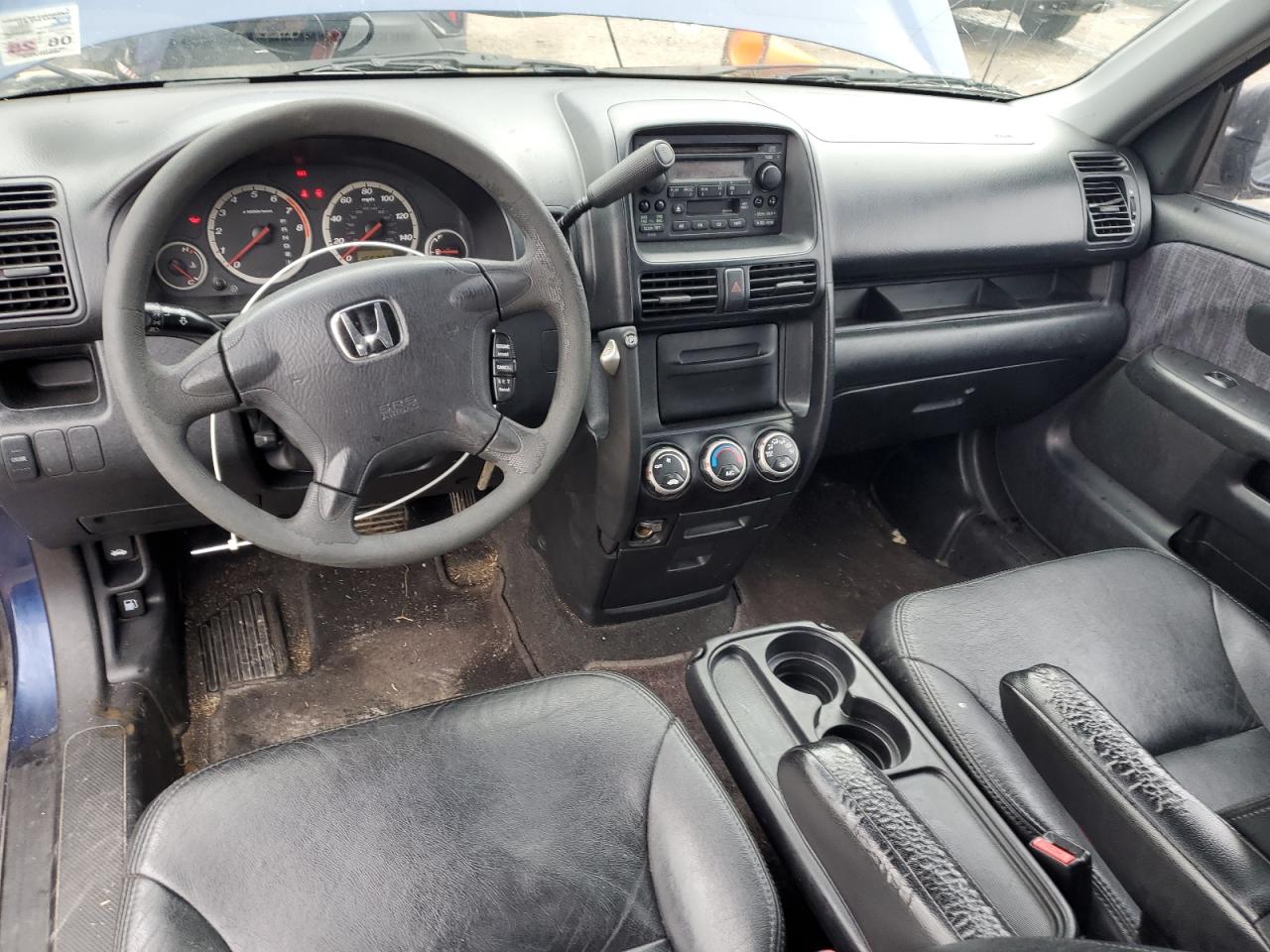2003 Honda CR-V VIN JHLRD68483C007337 Copart auction photo, front end / side damage thumbnail 8