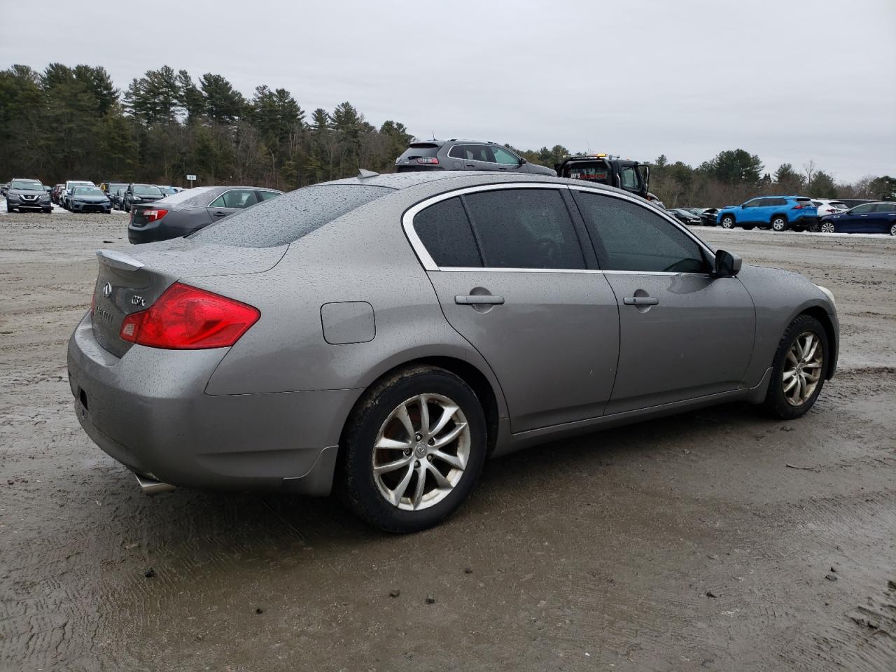 2009 Infiniti G VIN JNKCV61F59M051518 Copart auction photo, front end / side damage thumbnail 3