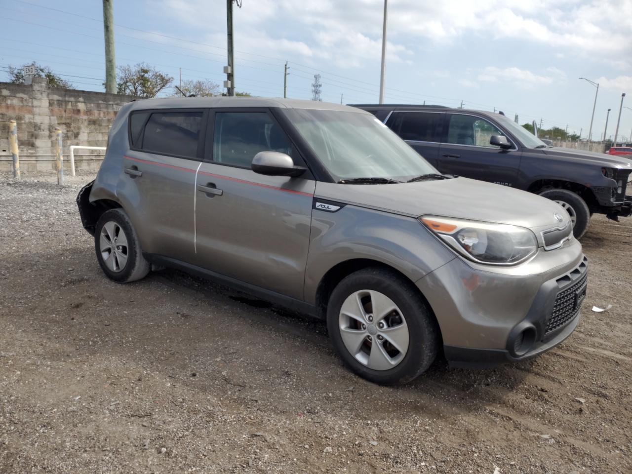 2016 KIA Soul VIN KNDJN2A26G7289677 Copart auction photo, rear end damage thumbnail 4