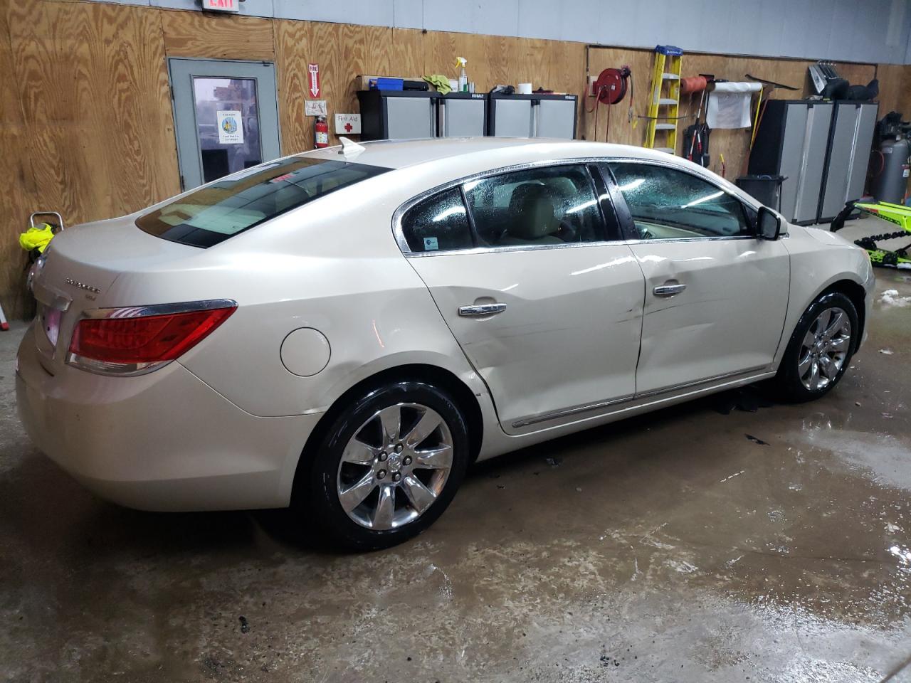 2010 Buick LaCrosse VIN 1G4GC5EG6AF238437 Copart auction photo, front end / side damage thumbnail 3