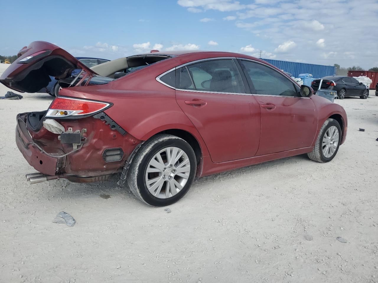 2010 Mazda 6 VIN 1YVHZ8CH1A5M47282 Copart auction photo, rear end damage thumbnail 3