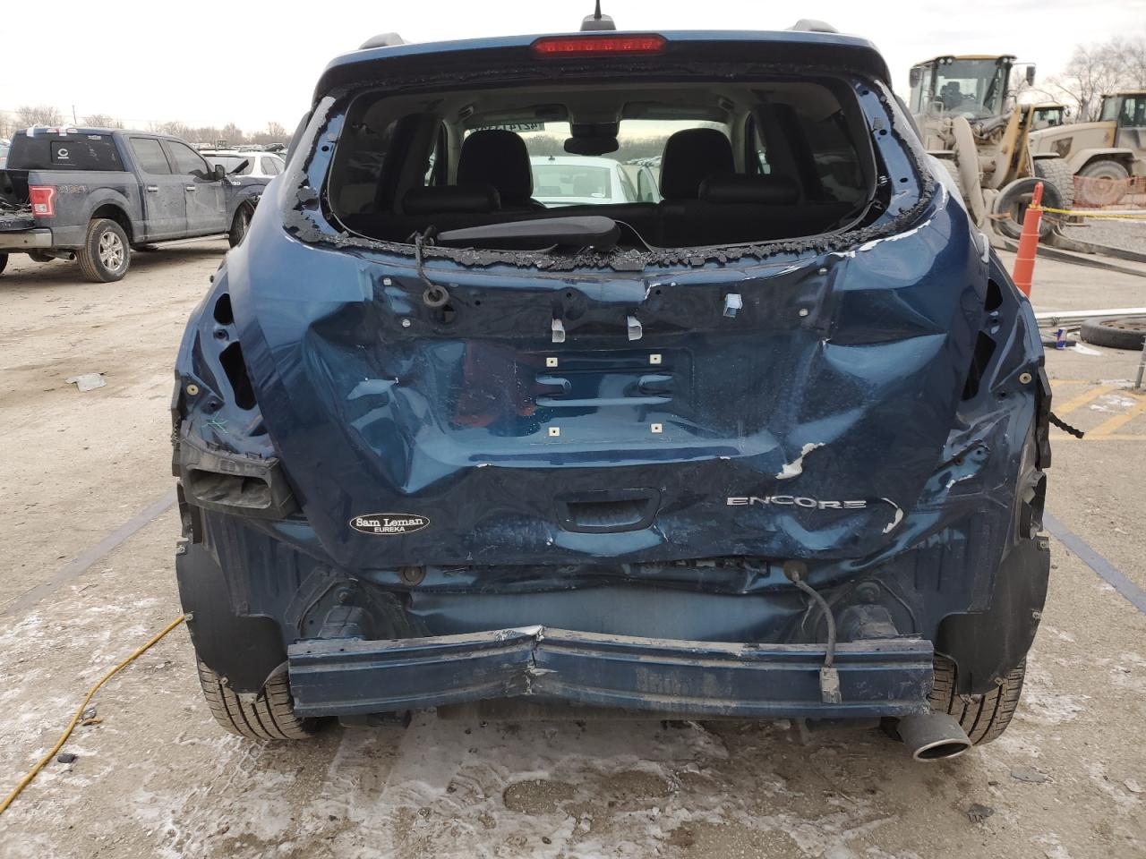 2019 Buick Encore VIN KL4CJASB3KB761069 Copart auction photo, rear end damage thumbnail 6