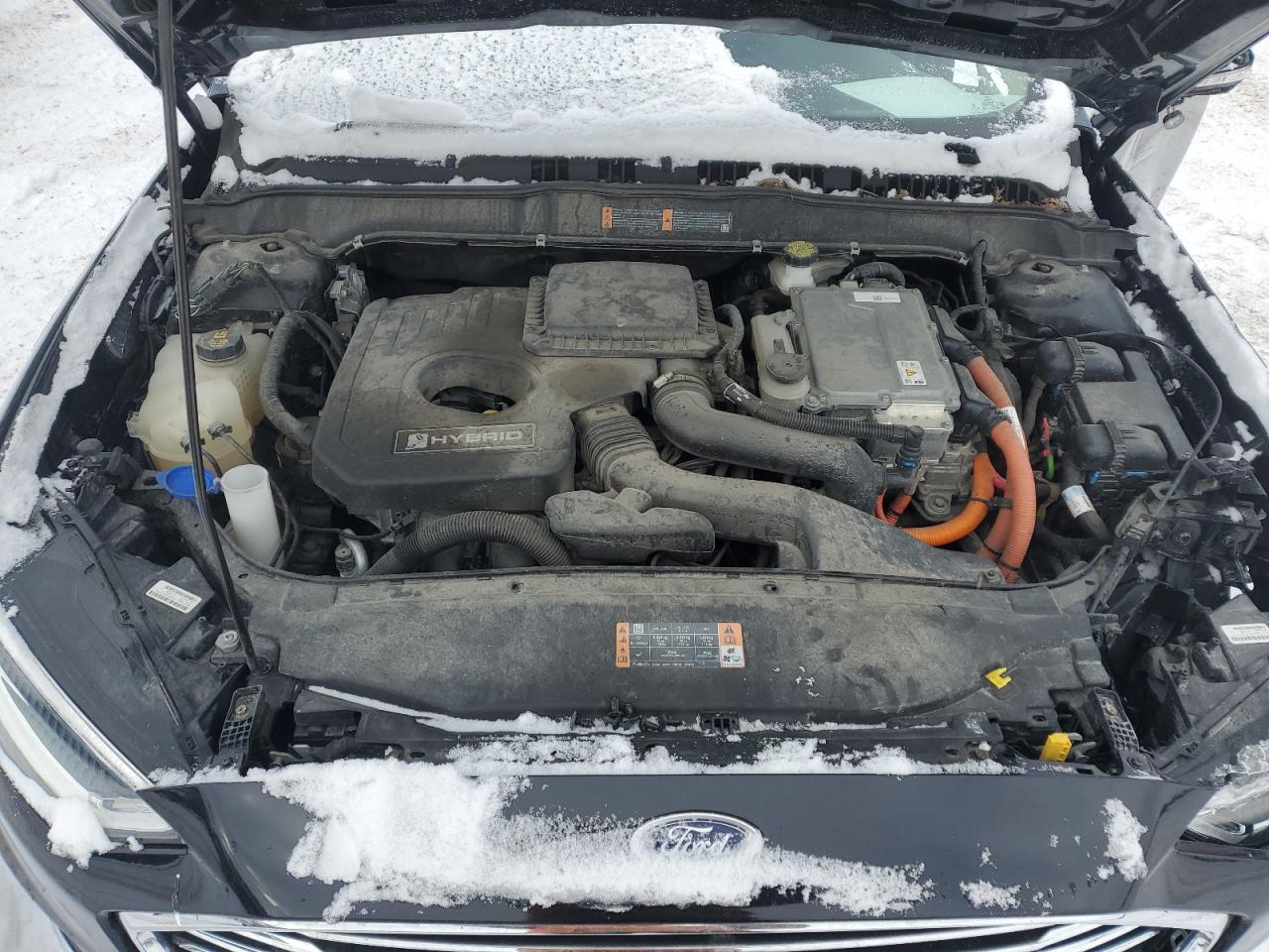 2019 Ford Fusion VIN 3FA6P0MU0KR197621 Copart auction photo, front end / side damage thumbnail 11