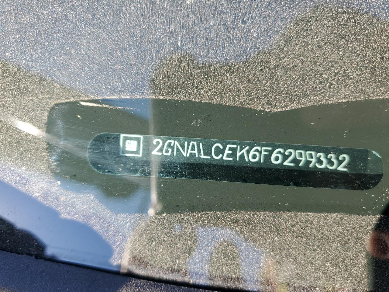 2015 Chevrolet Equinox VIN 2GNALCEK6F6299332 Copart auction photo, front end / minor dent/scratches damage thumbnail 12
