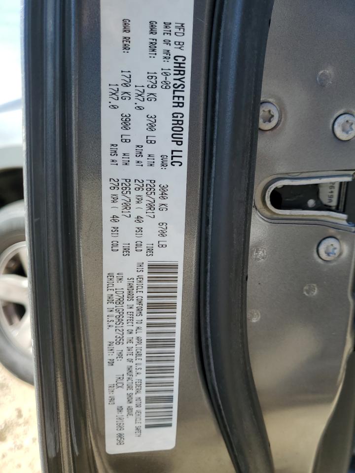 2010 Dodge RAM VIN 1D7RB1GP6AS127356 Copart auction photo, mechanical damage thumbnail 12