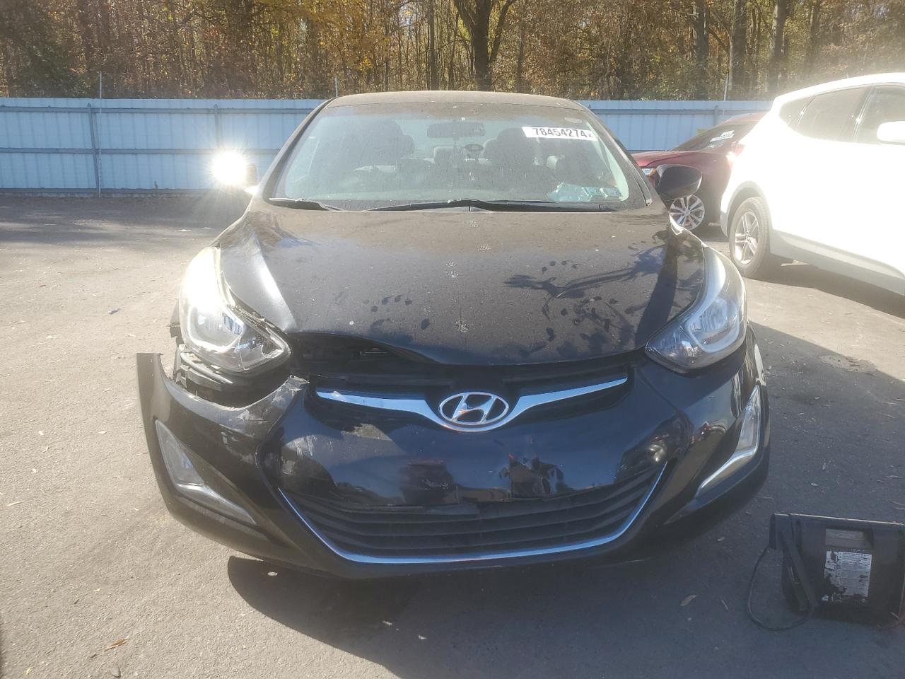 2016 Hyundai Elantra VIN 5NPDH4AE0GH762317 Copart auction photo, front end damage thumbnail 5