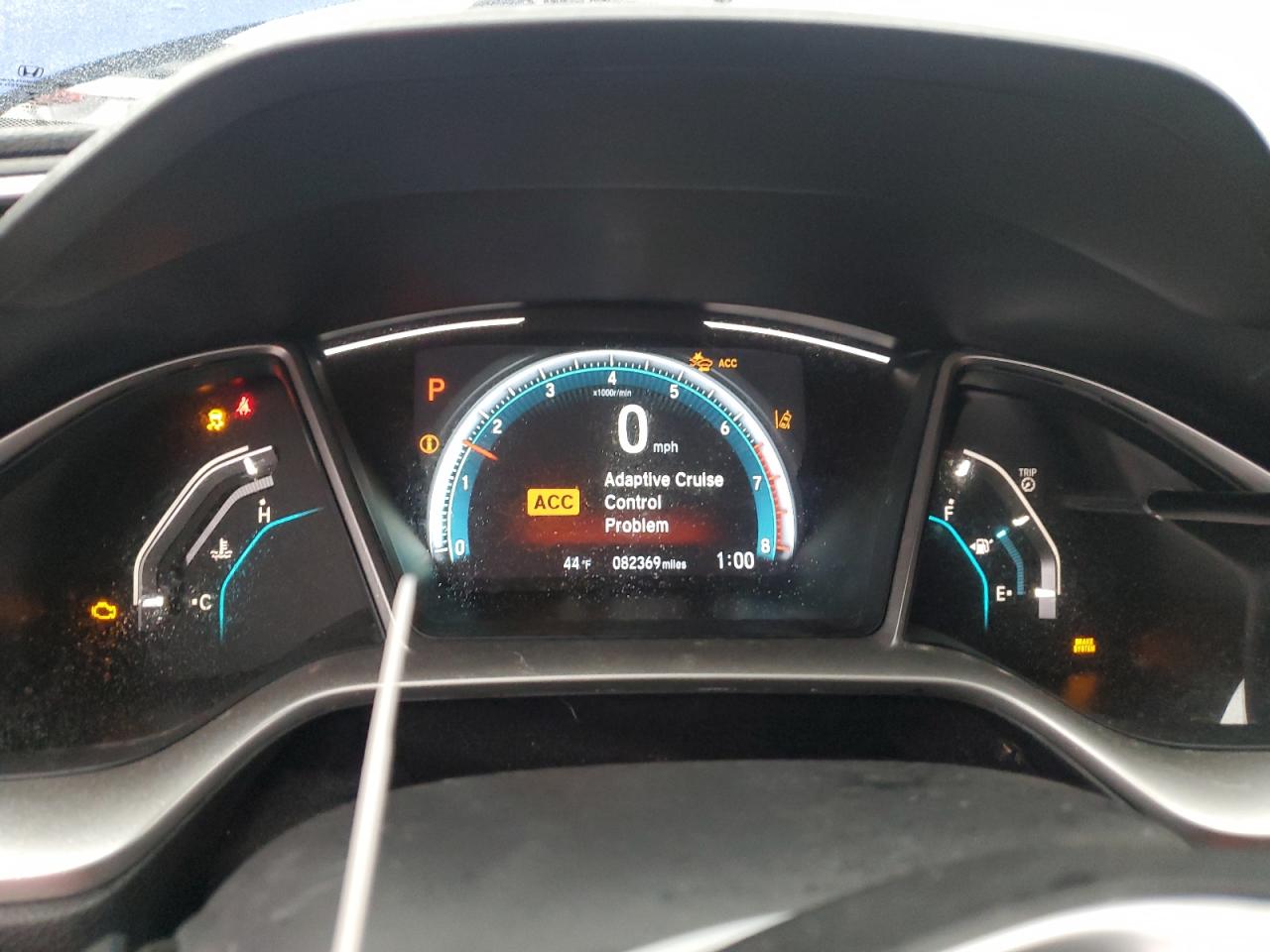 2019 Honda Civic VIN 19XFC1F97KE001752 Copart auction photo, all over damage thumbnail 9