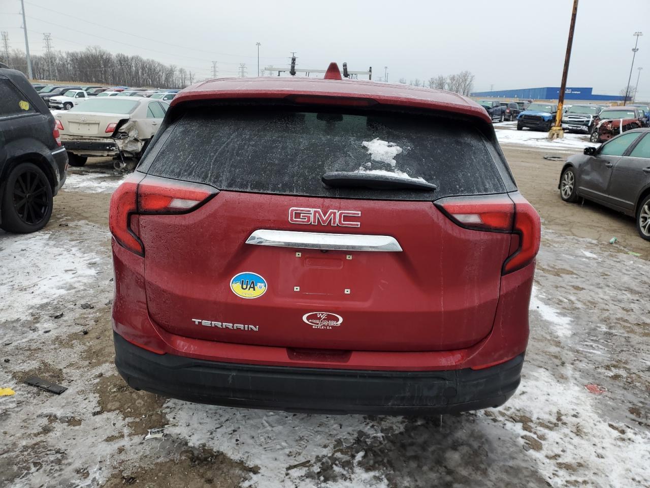 2019 GMC Terrain VIN 3GKALMEV3KL230309 Copart auction photo, front end damage thumbnail 6