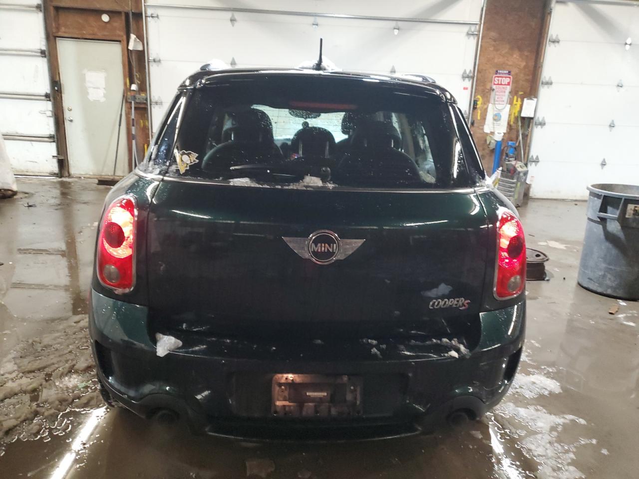 2013 MINI Cooper VIN WMWZC5C57DWP32306 Copart auction photo, front end / side damage thumbnail 6